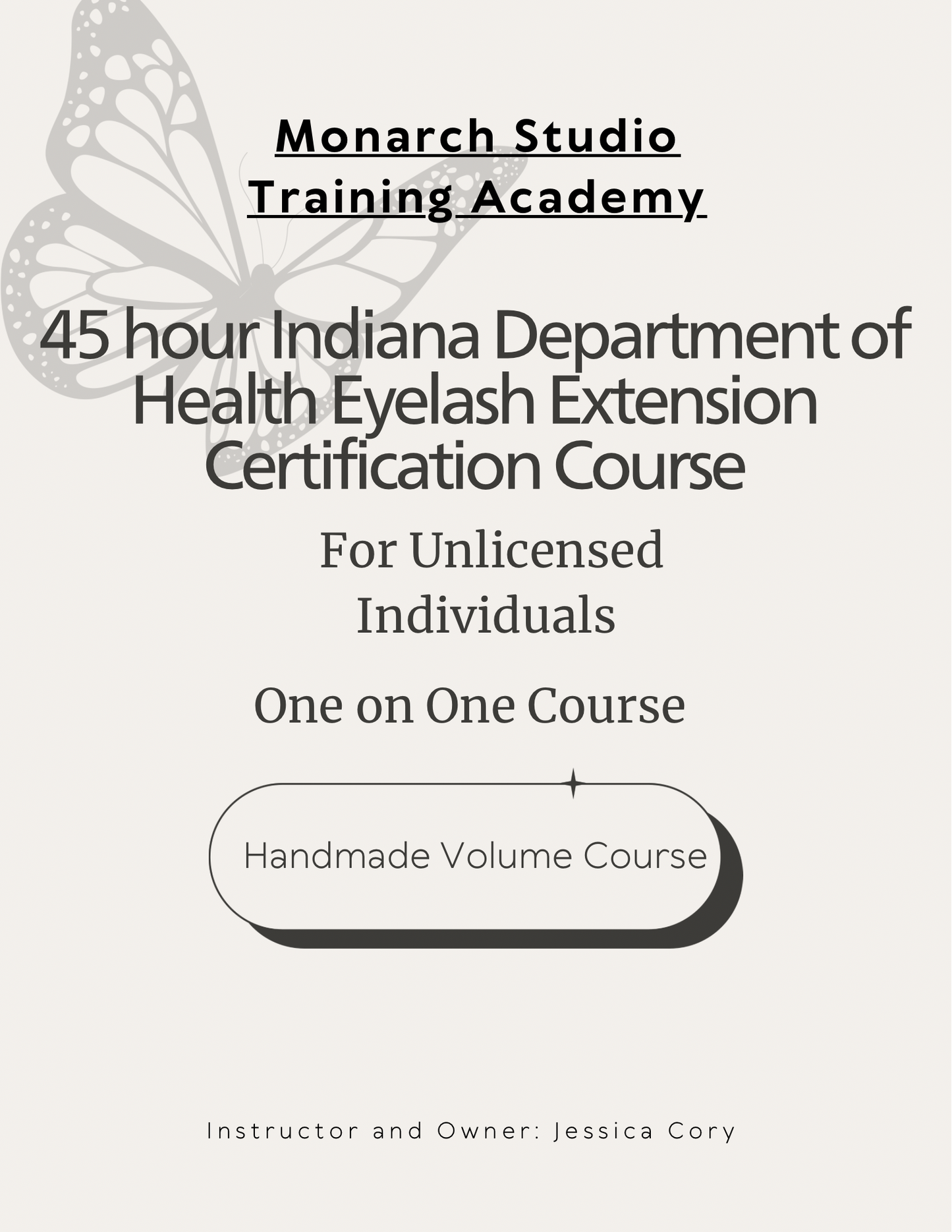Handmade Volume Course