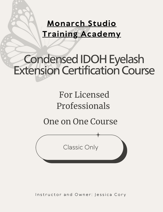 Classic Eyelash Extensions Certification for Licensed Individuals